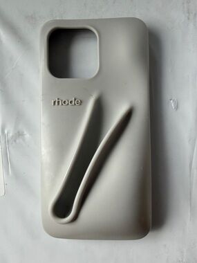 RHODE Soft Silicone Phone Case - Light Gray